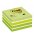 Kostka Post-it akwarela zielona. 76x76, 450k