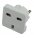 ADAPTER ZASIL. (GNIAZDKO) WTYK POL. / GNIAZDO ANG.